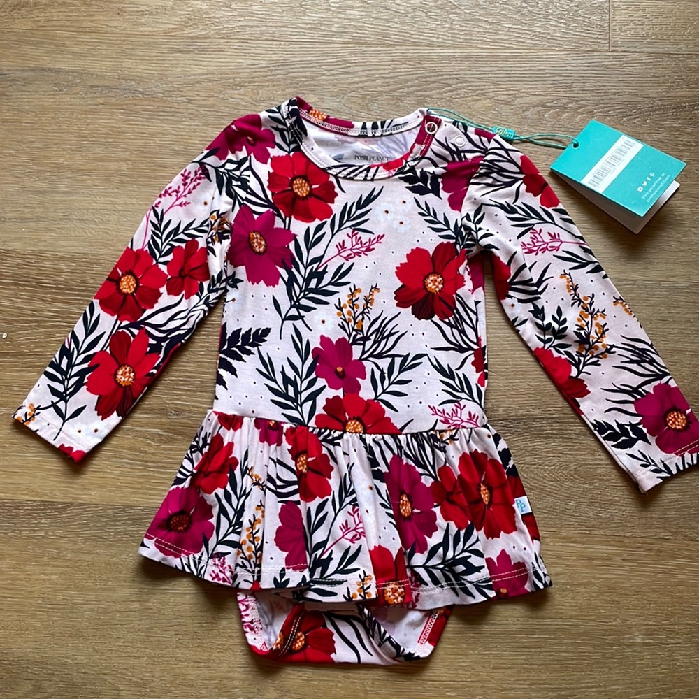 Posh Peanut Chloe Holiday Twirl Dress 6-12 months